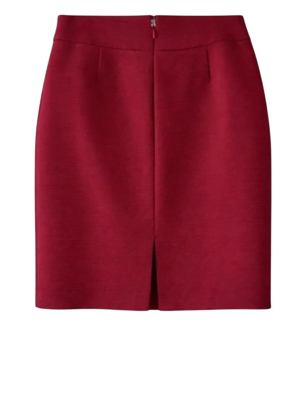 Antonio Melani Garnet Red Textured Pencil Skirt – Size 8 (NWT)